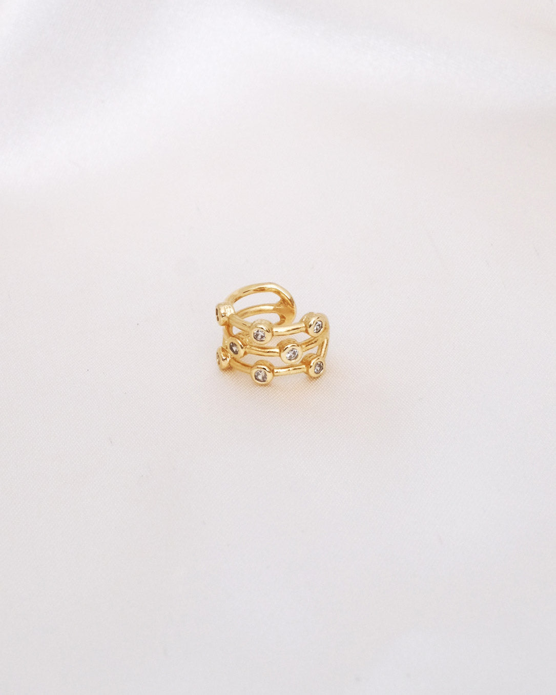TRIAD BEZEL EAR CUFF