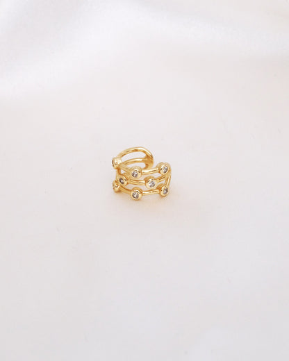 TRIAD BEZEL EAR CUFF