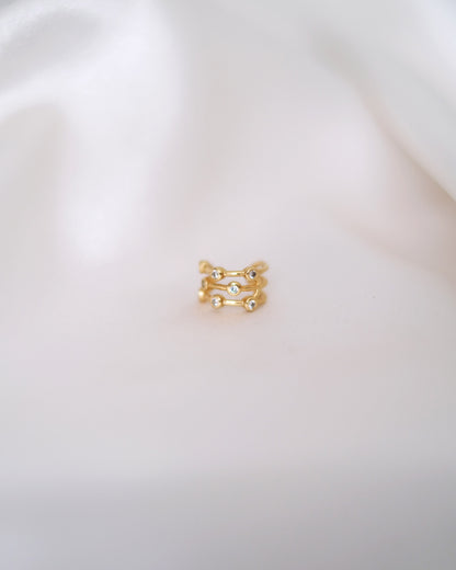 TRIAD BEZEL EAR CUFF