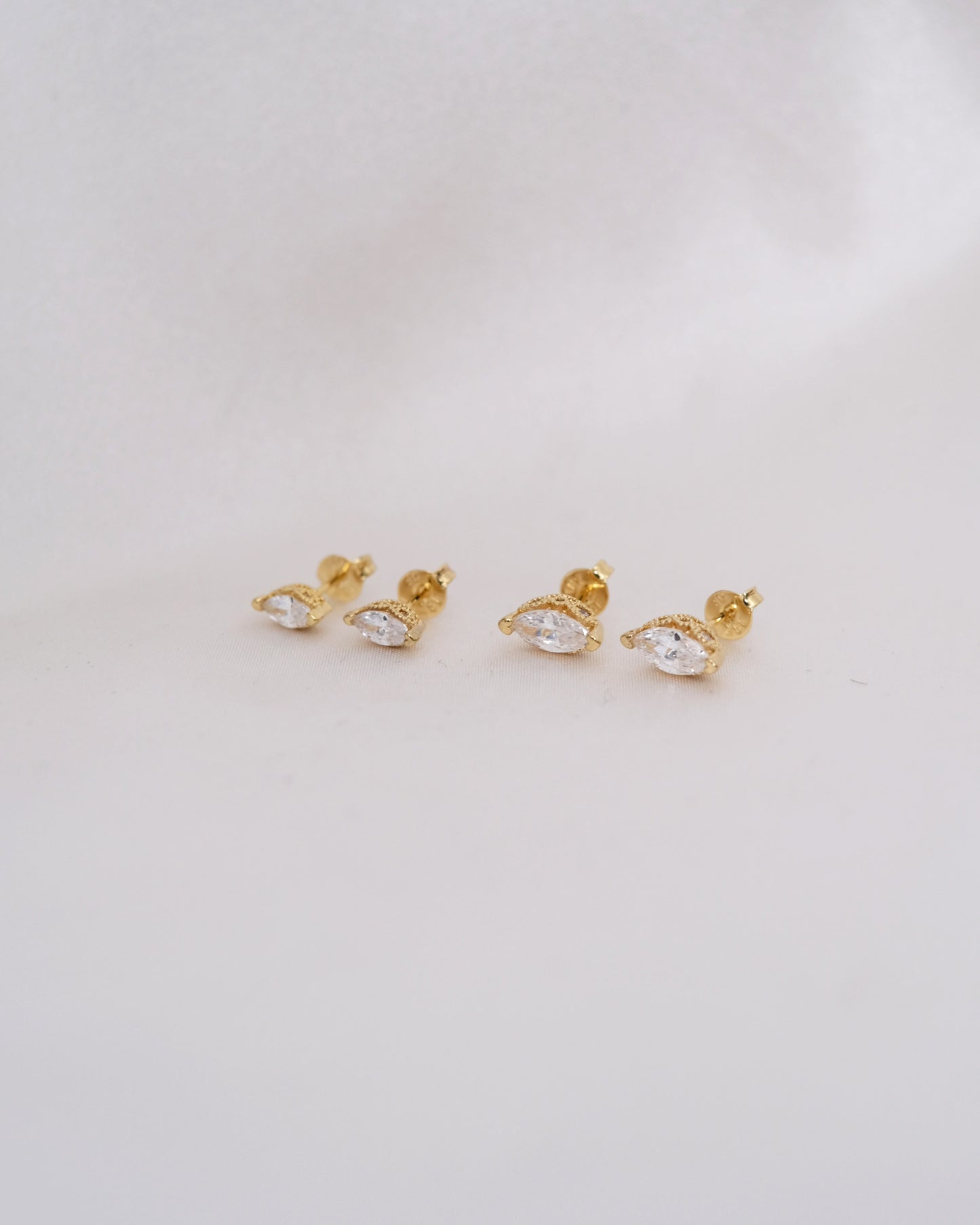 VINTAGE MARQUISE STUDS
