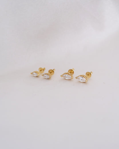 VINTAGE MARQUISE STUDS